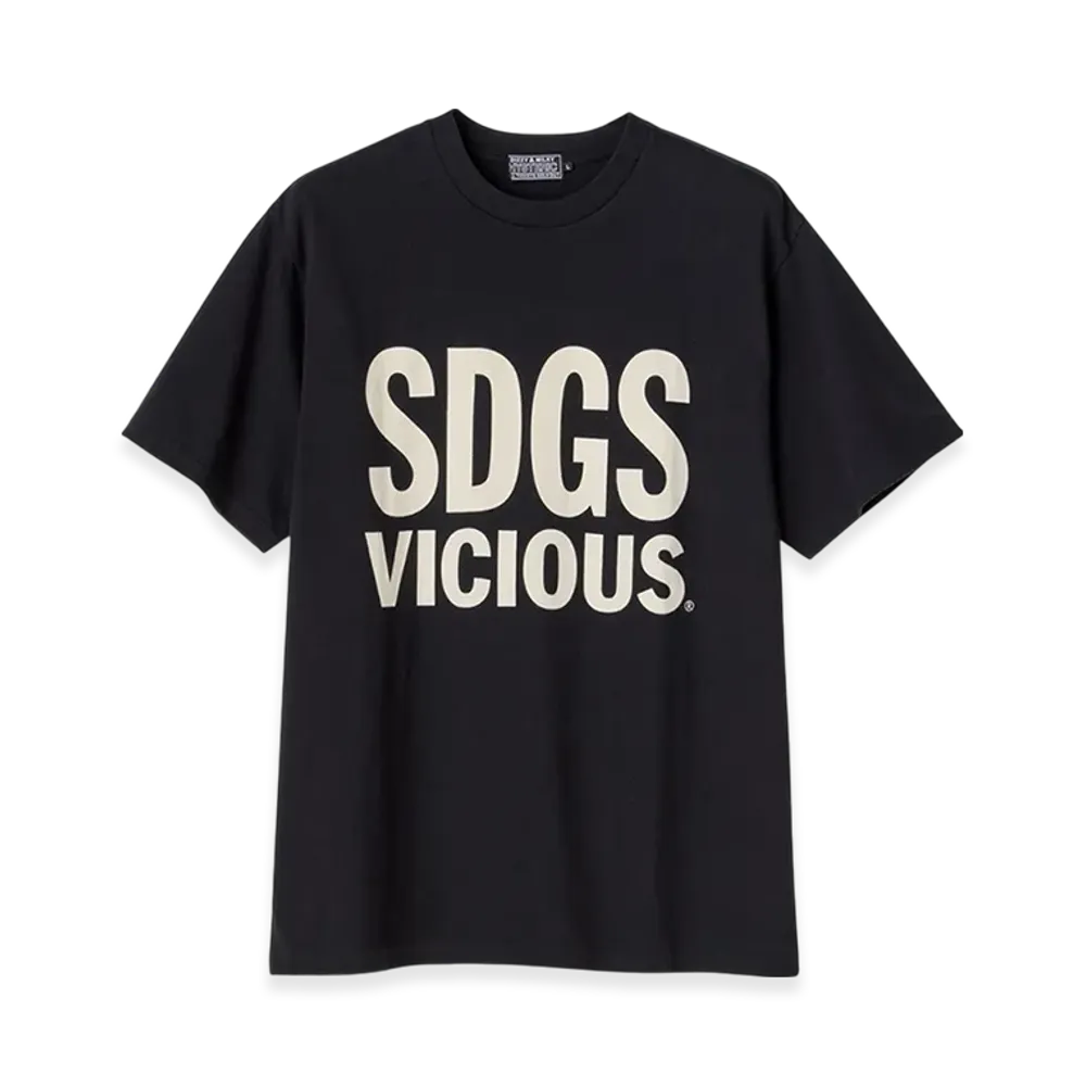 HYSTERIC GLAMOUR SDGS Vicious T-Shirt "Black"