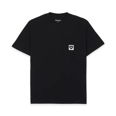 Carhartt WIP Women's Pocket Heart Short Sleeve T-Shirt "Black"