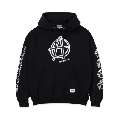 NEIGHBORHOOD ANARCHIC ADJUSTMENT . Sweat Hoodie LS "Black"