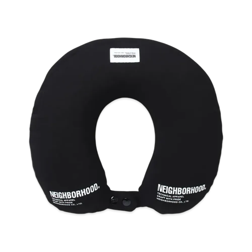 NEIGHBORHOOD Logo Neck Pillow "Black"