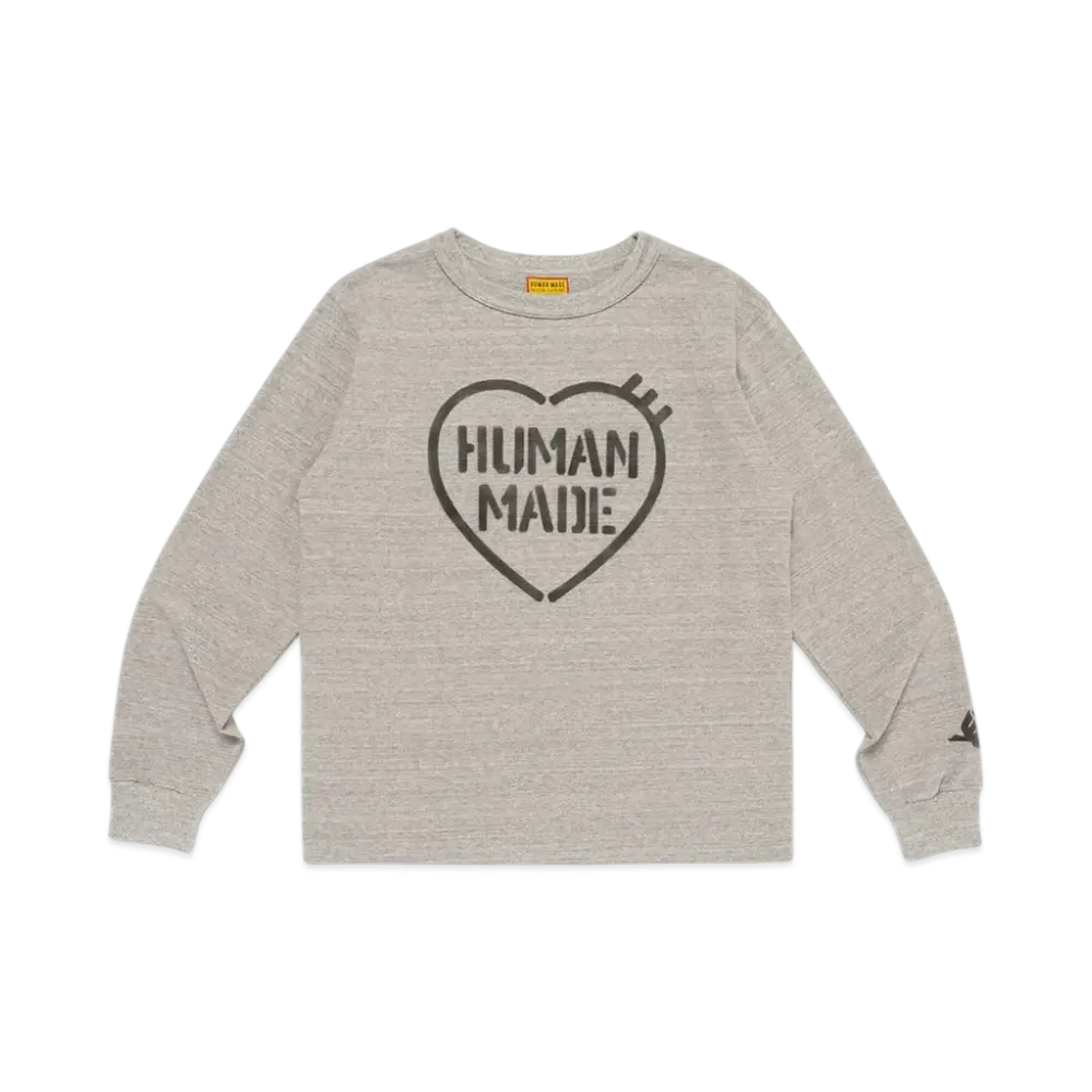 HUMAN MADE Military L/S T-Shirt "Gray"