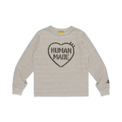 HUMAN MADE Military L/S T-Shirt "Gray"