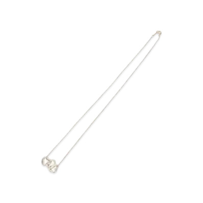 Tiffany & Co 3 Link Heart Necklace "Silver"