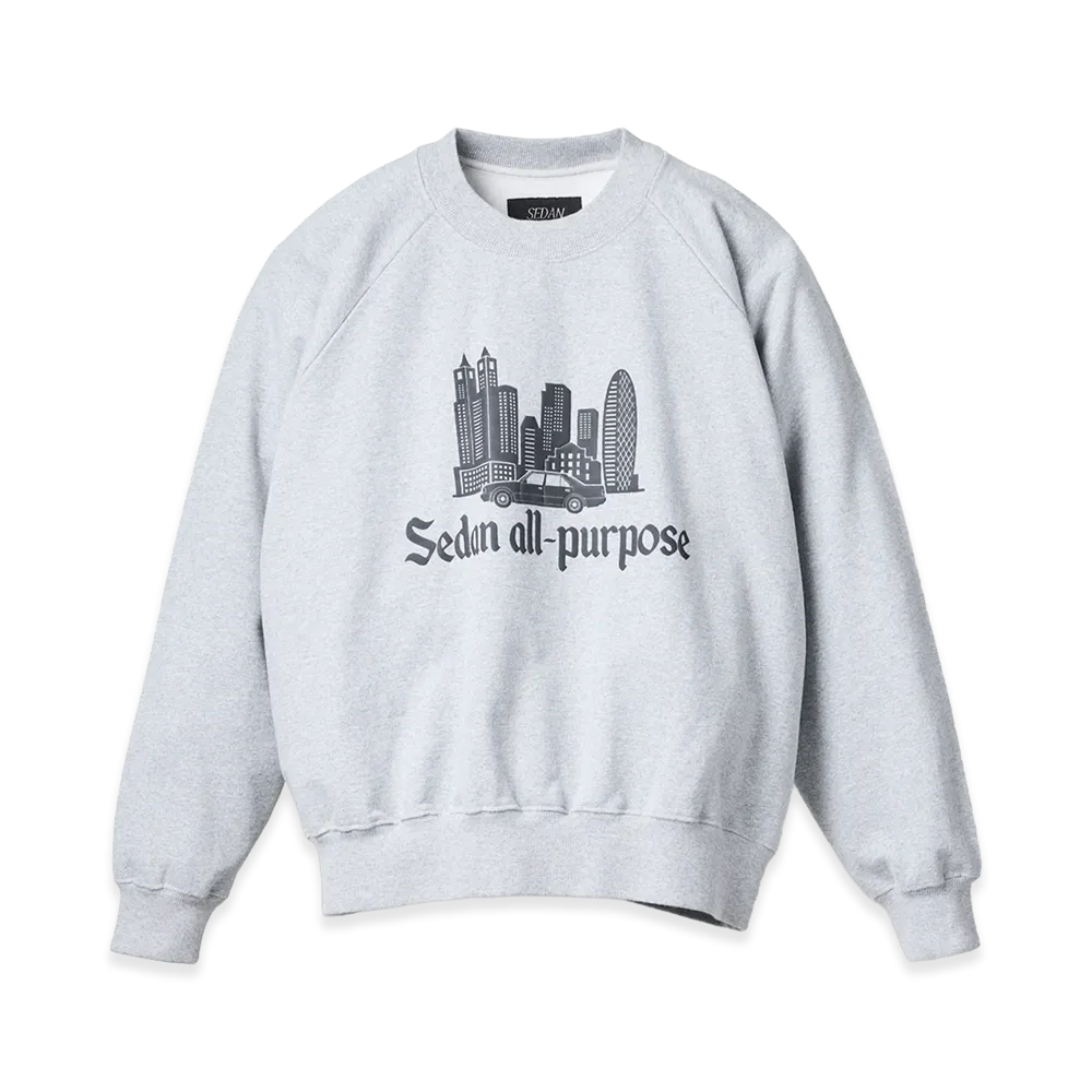 SEDAN ALL-PURPOSE Skyscrapers Sweatshirts "Top Grey"
