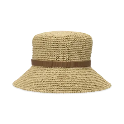 Valentino Women's Signature V-Logo Bucket Hat "Beige"