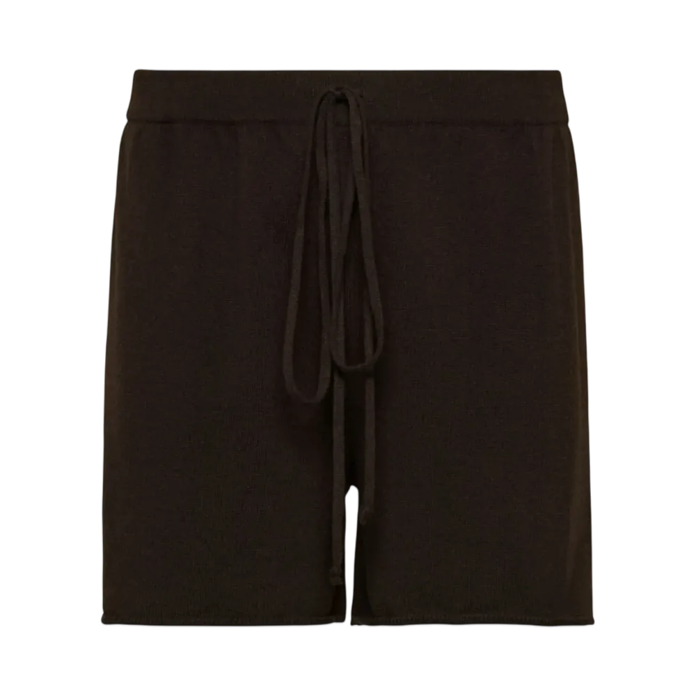 Maison Margiela Men's Cashmere Knit Shorts "Brown"