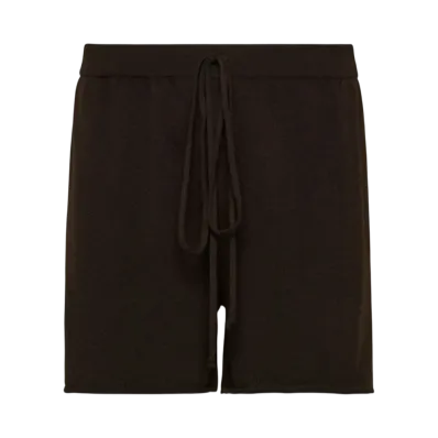 Maison Margiela Men's Cashmere Knit Shorts "Brown"