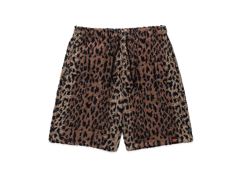 NEIGHBORHOOD x Hippopotamus . Terry Cloth Short Pants "Leopard"