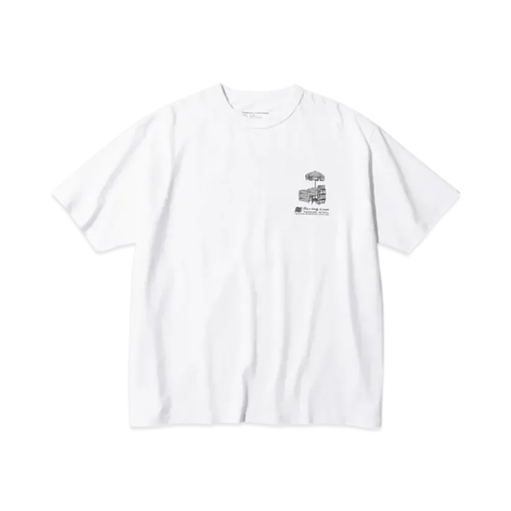BEAMS Traveling T-Shirt "White"