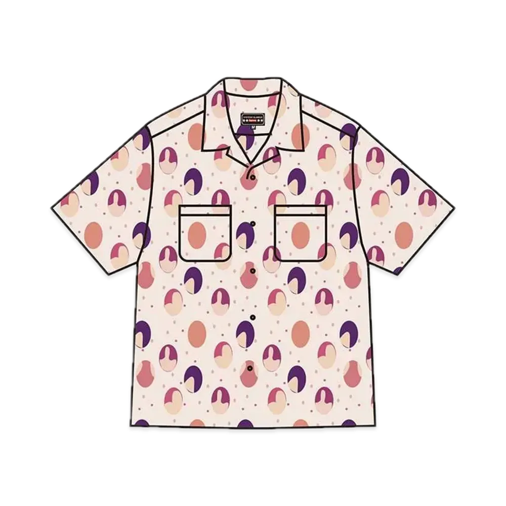 Supreme x HYSTERIC GLAMOUR Blurred Girls Rayon S/S Shirt "Ivory"