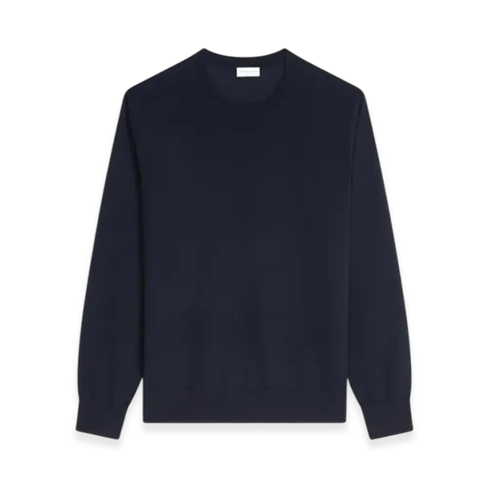 DRIES VAN NOTEN Merino Wool Sweater "Navy"