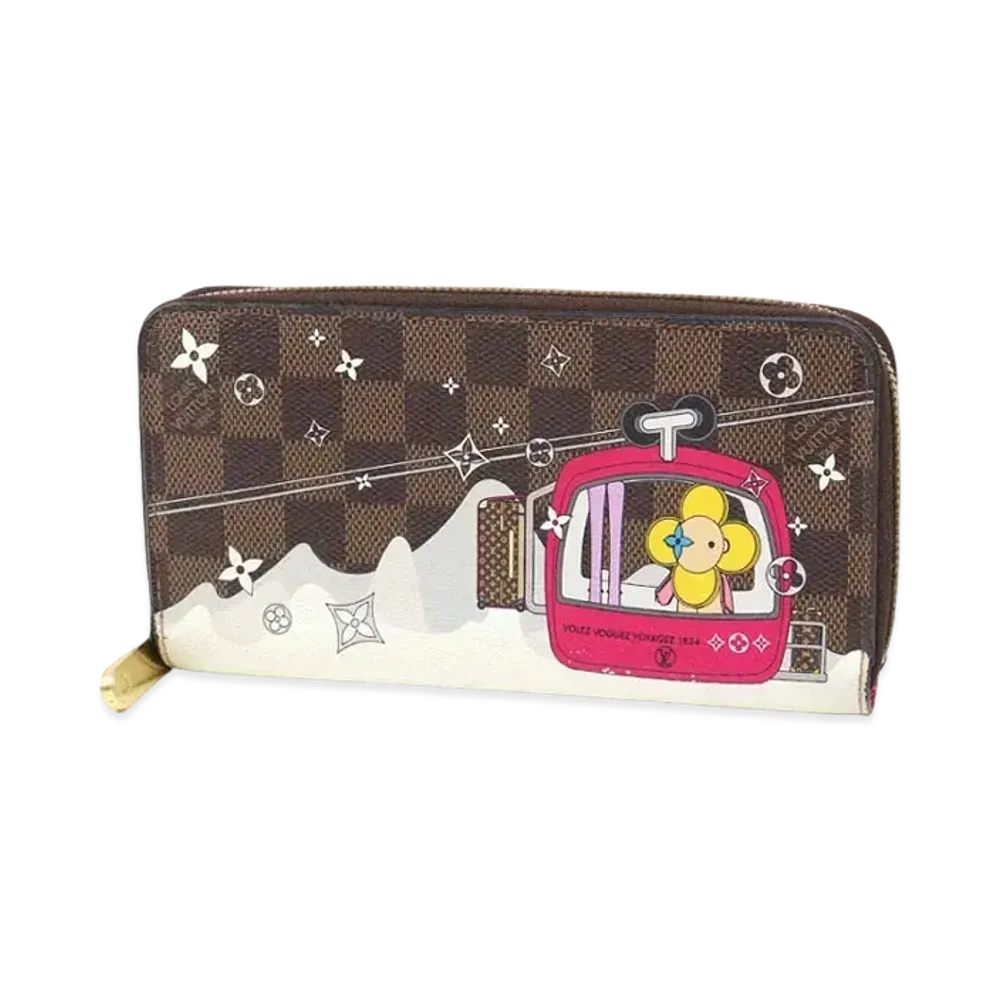 Louis Vuitton Zippy Wallet Vivienne Damier "Fuchsia"