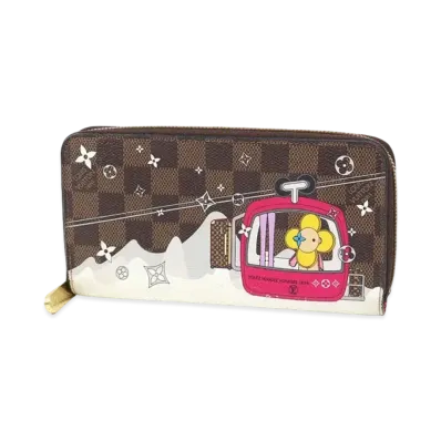 Louis Vuitton Zippy Wallet Vivienne Damier "Fuchsia"