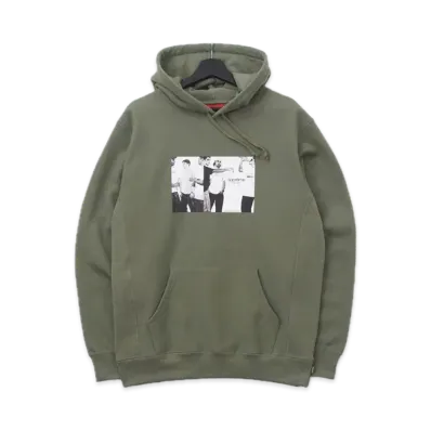 Supreme Classic Ad Hooded Sweatshirt "Olive"