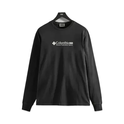 Kith x Columbia Element Exploration Agency L/S Tee "Black"