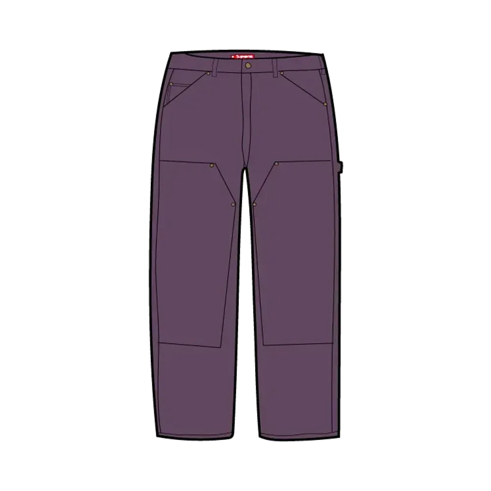 Supreme Worn Double Knee Painter Pant (26SS) "Purple"