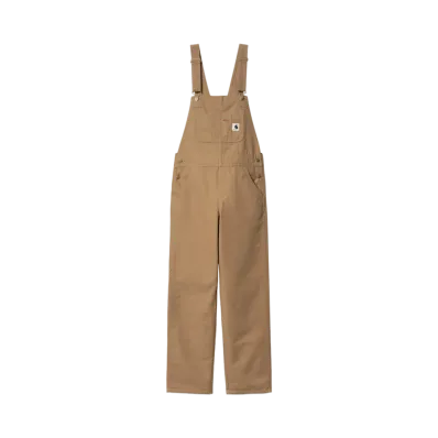 Carhartt WIP W' Bib Overall Straight "Peanut(Rinsed)"