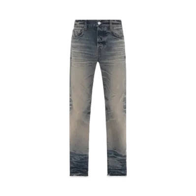 AMIRI Release Hem Straight Jean "Antique Indigo"