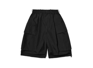 CLESSTE +Phenix Windstopper® By Gore-Tex Labs City Mega Pocket Balloon Cargo Half Pants "Black"