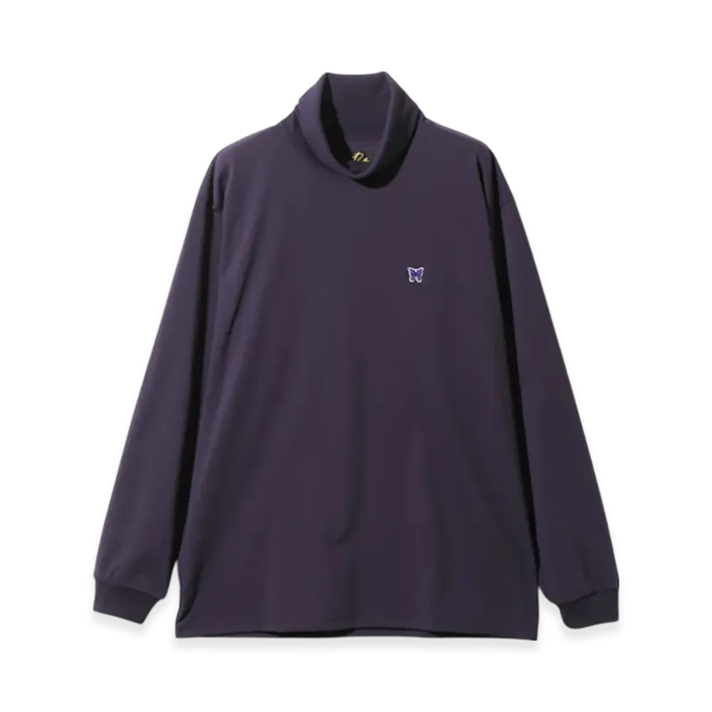 NEEDLES L/S High Neck Tee - Poly Jersey "Purple"