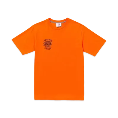 VOLCOM TOKYO TRUE FEATURED ARTIST YUSUKE TIGER SHORT SLEEVE T-SHIRT "ORANGE"