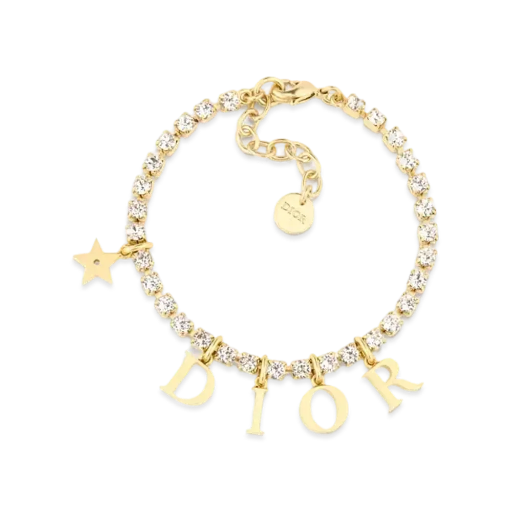 Dior Dio(r)evolution Bracelet Metal and Crystals "Silver/Gold"