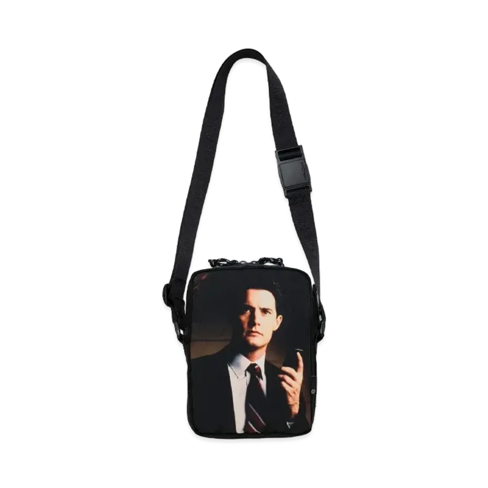 UNDERCOVER Twin Peaks Polyester Shoulder Pouch "Black Base"