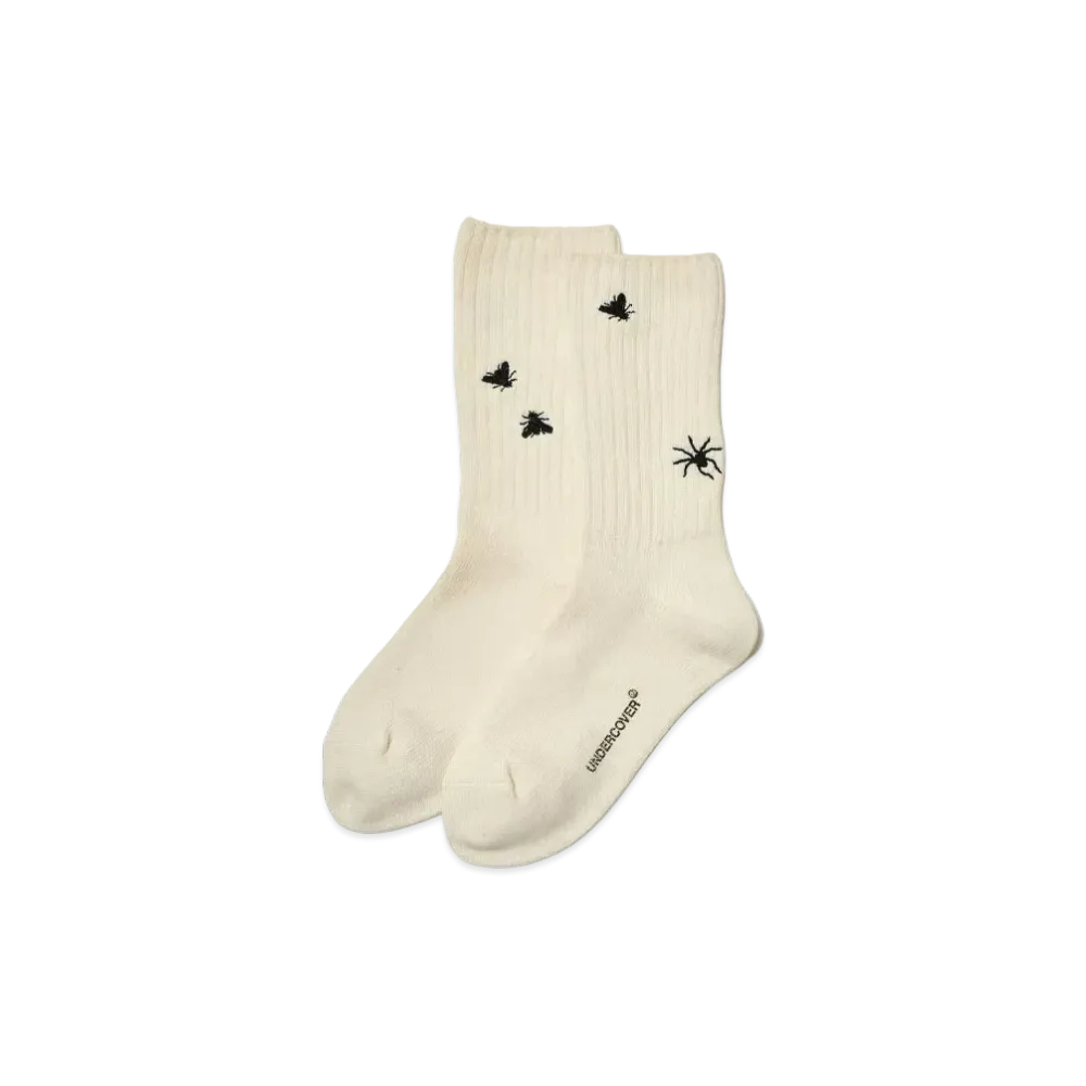 UNDERCOVER Cotton x Acetate Socks "Off White"