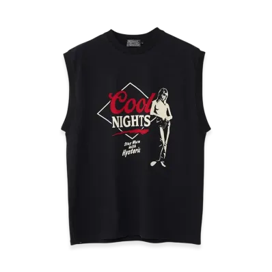 HYSTERIC GLAMOUR Cool Nights Sleeveless T-Shirt "Black"