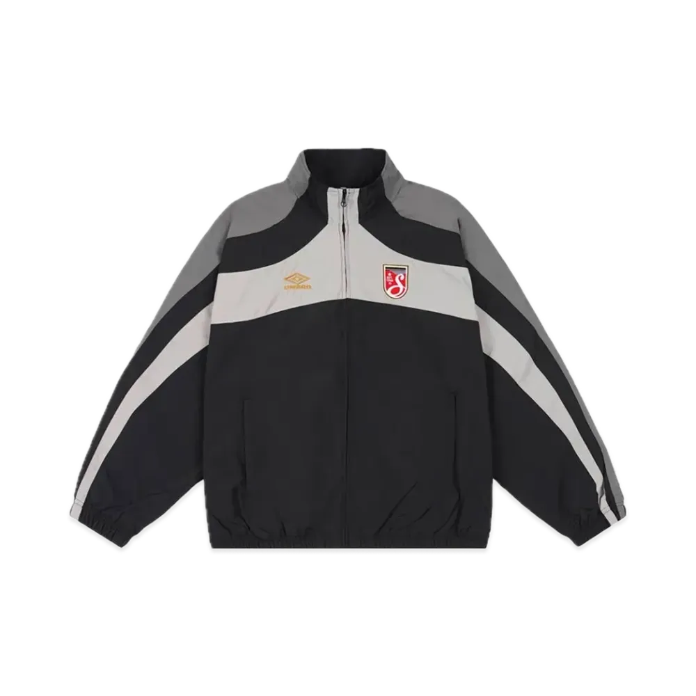 681【希少XLサイズ】シュプリーム×アンブロ♤刺繍ビッグロゴトラックジャケット Supreme x Umbro Track Jacket 