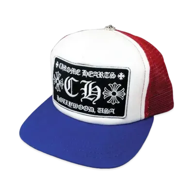 Chrome Hearts Trucker Cap CH "Blue/Red"