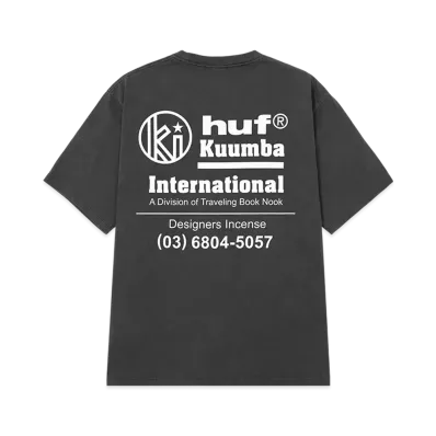 HUF x KUUMBA International Kuumba Tee "Washed Black"