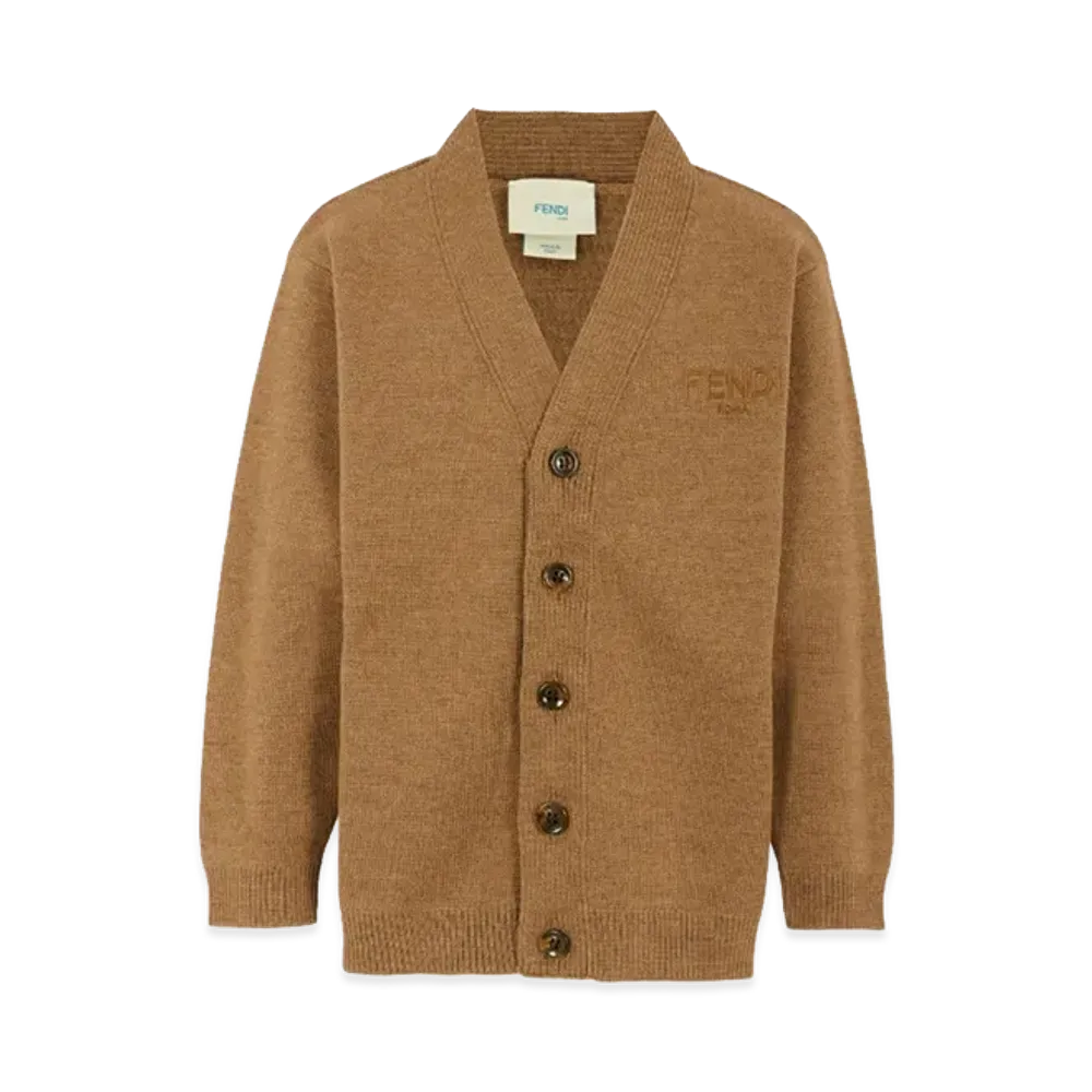 FENDI Kids Cardigan "Brown"