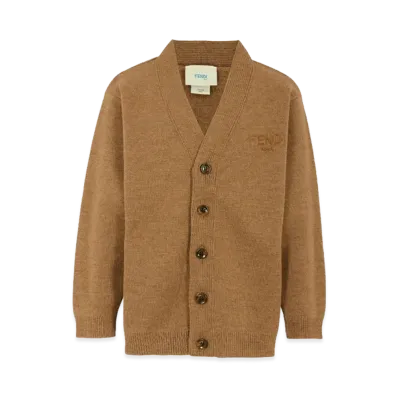FENDI Kids Cardigan "Brown"