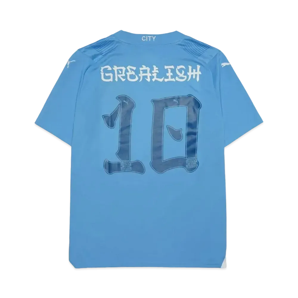 Black Eyepatch x Manchester City FC Men's BEP Home Replica Jersey 10 "Light Blue"