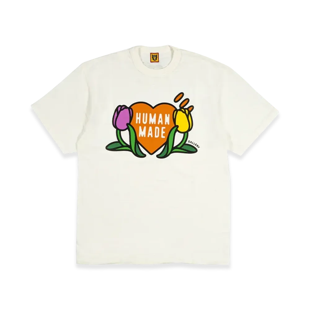 HUMAN MADE x Oallery Tulip T-Shirt "White"