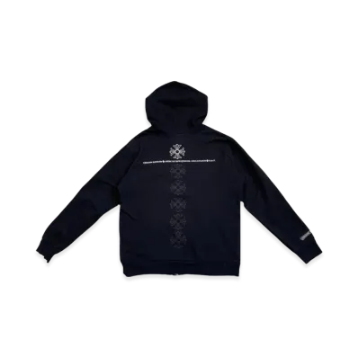 Chrome Hearts CH Plus Horseshoe Zip Hoodie "Black"