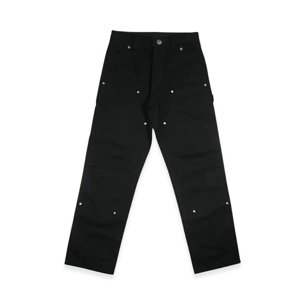 Chrome Hearts Carpenter CNVS Double Knee Pants "Black"