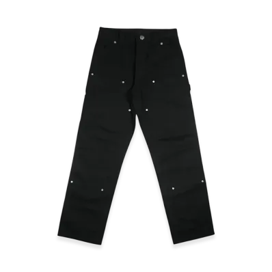 Chrome Hearts Carpenter CNVS Double Knee Pants "Black"