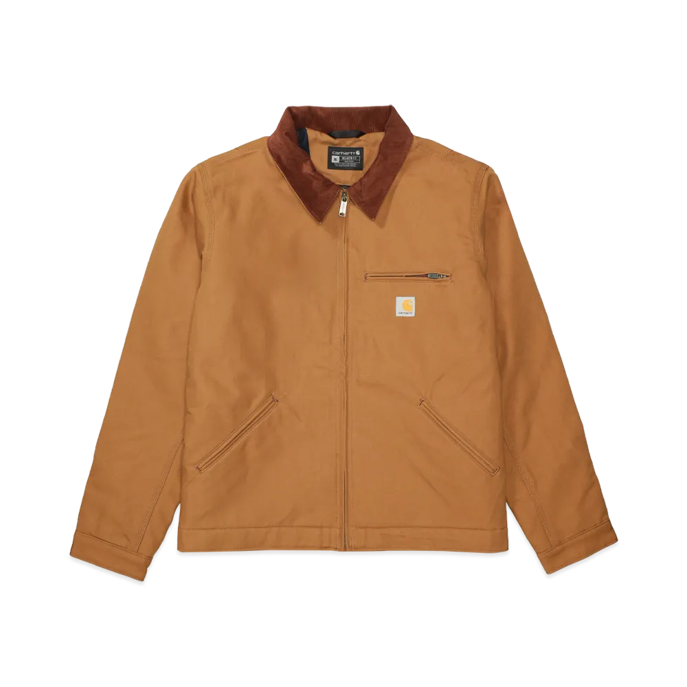 Carhartt Relaxed Fit Duck Blanket-Lined Detroit Jacket "Brown"
