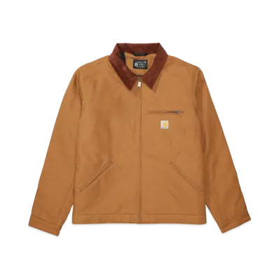 Carhartt Relaxed Fit Duck Blanket-Lined Detroit Jacket "Brown"