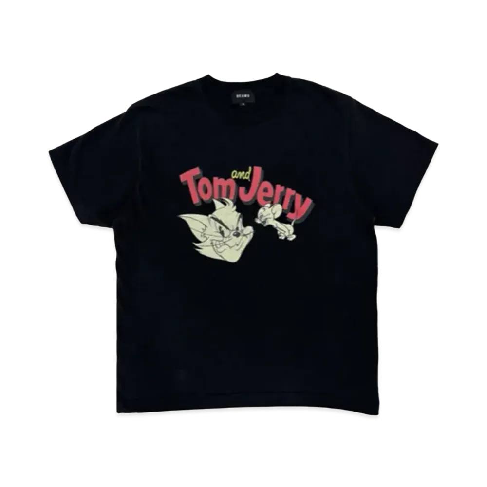BEAMS x TOM and JERRY PRINT S/S Tee "Black"