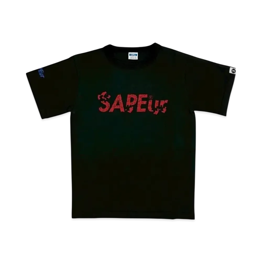 SAPEur Kid's Puzzle Logo S/S Tee "Black"