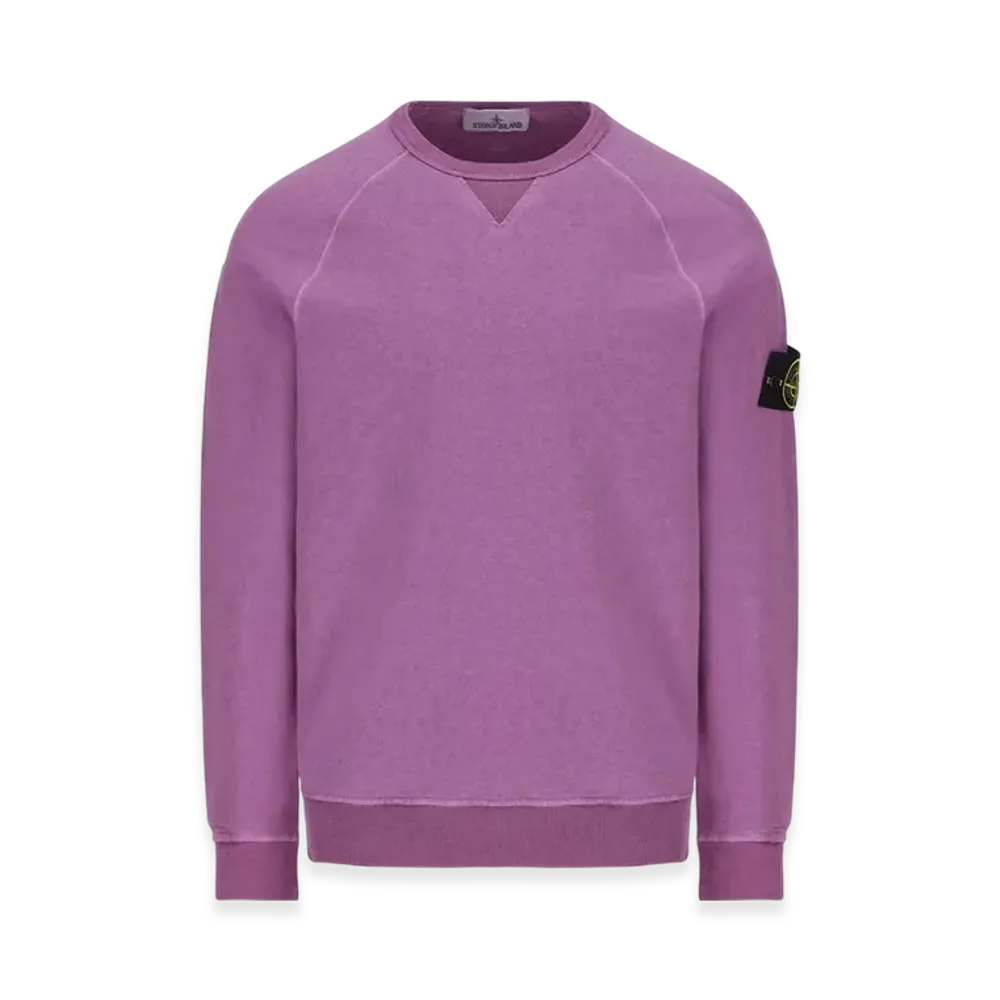 Stone Island 66360 Old Treatment Crewneck Sweatshirt - 23SS "Purple"