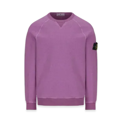 Stone Island 66360 Old Treatment Crewneck Sweatshirt - 23SS "Purple"