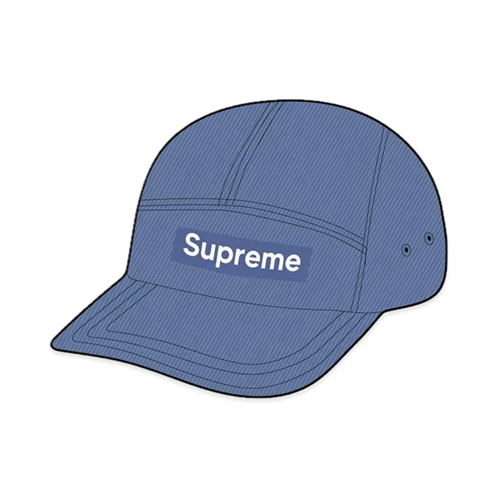 Supreme Corduroy Pocket Camp Cap "Blue"