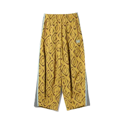Needles for NEPENTHES WOMAN H.D. Track Pant - Poly Jacquard "Yellow"