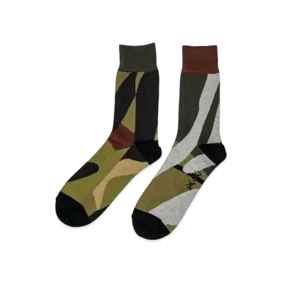 sacai KAWS Socks "Camo1"