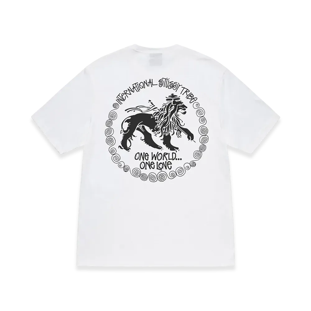 Stussy Ist Lion Tee "White"