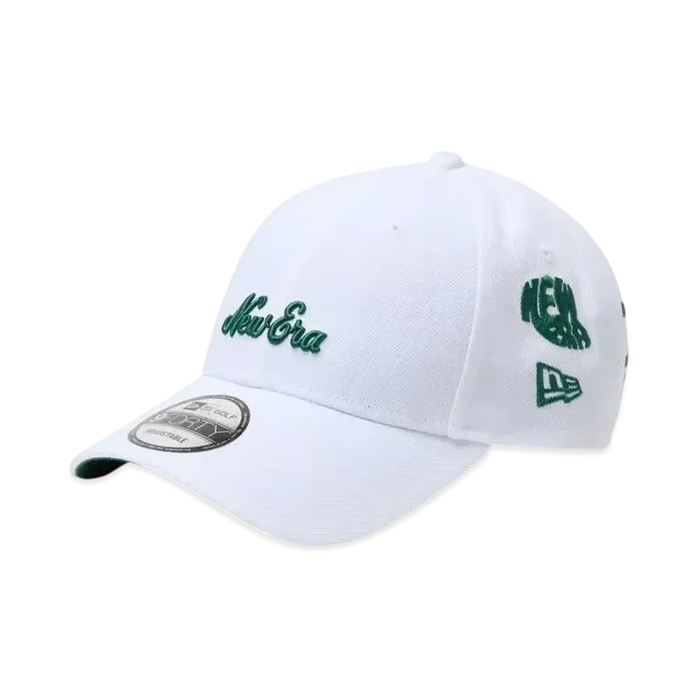 NEW ERA Golf 9Forty Archive Logo "White"
